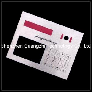 China Precision Machining Metal Numeric Keypad 304 Stainless Steel Material wholesale
