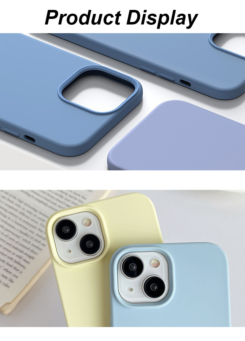 Anti Scratch Silicone Mobile Phone Case Shockproof With IPhone 16 15