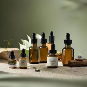 China Travel Friendly Amber Essential Oil Bottle With Plastic Dropper Head And Glass Pipette 5ml 10ml 30ml 50ml 100ml wholesale