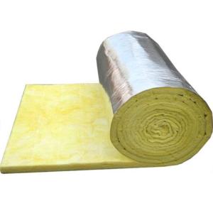China High Density 60kg/M3 Fiberglass Wool Fireproof For Construction Industrial wholesale