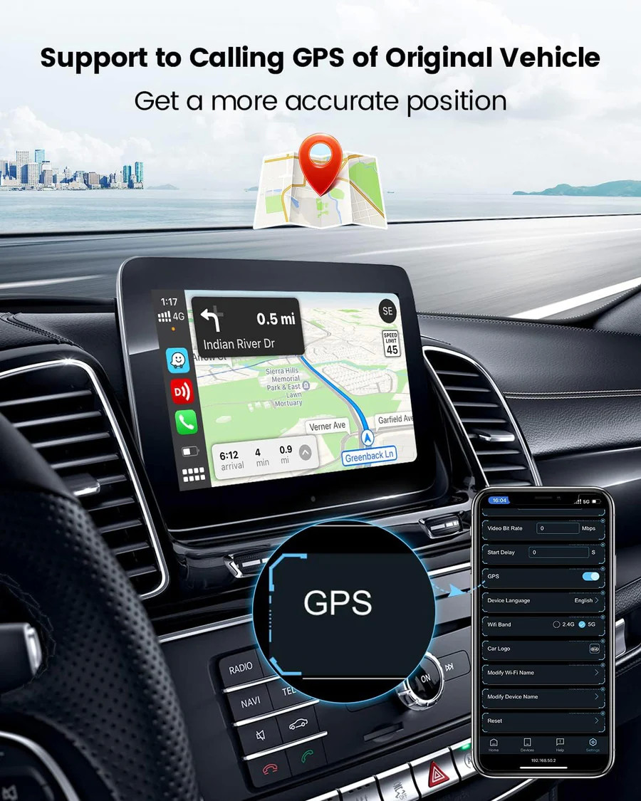 CPC200 Mini Se 5 Online Upgrade Stereos 2 In1 Wireless Car Play Adapter Android Auto Usb Carplay Carlinkit Ai Box