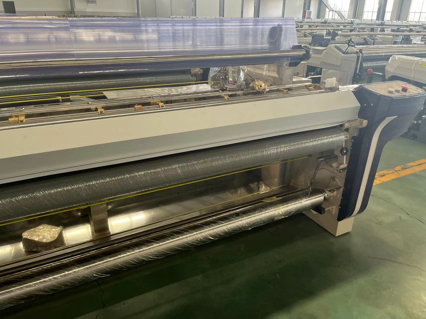High Speed High Density Water Jet Weaving Textile Loom with Cam Shedding for Polyester Fabric.