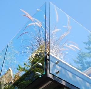China Balustrade Balcony Tempered Glass Panel Easy Cleaning 12mm Safety wholesale