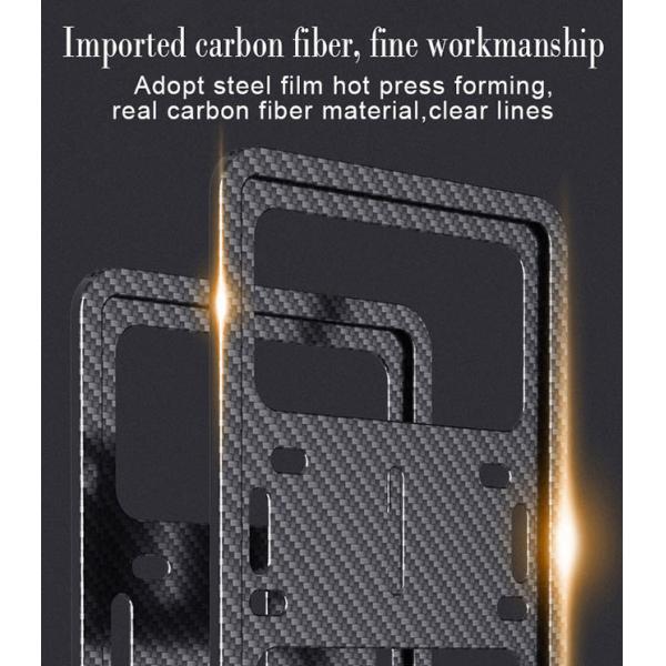 Scratch Resistant Lightweight Carbon Fiber License Plate Frame