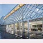 Low E Two Cavity Hollow Glass Curtain Wall Thermal Insulation