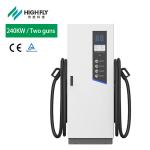 TUV CE Dual Gun Intelligent DC EV Charging Station 240KW 50/ 60Hz