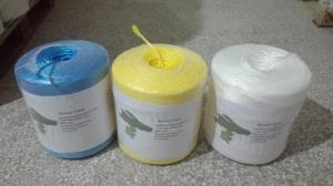 China Split Film Fibrillate Twisted 2.5g/M Yellow Banana Twine Virgin PP Material wholesale