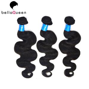 China 7A Brazilian Virgin Human Hair Extension , Black Virgin Remy Hair Weave wholesale