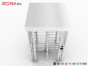 China Full Height Turnstile RFID Card Reader Fingerprint Stainless Steel Turnstiles Secure Turn Style Gate wholesale