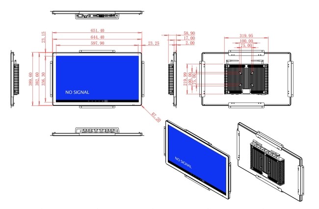 27-Inch Android Touch Screen for Gaming Systems and Interactive Displays