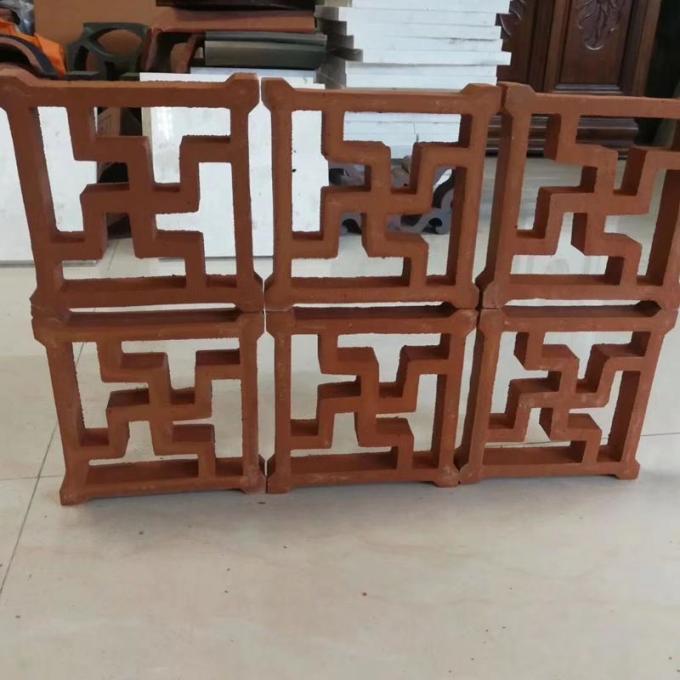 Outdoor Terracotta Clay Hollow Bricks Handmade Ventilation Terracotta Screen Wall Blocks 0