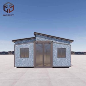 China Earthquake Proof Prefab Flat Pack Folding House With PU Insulation on sale