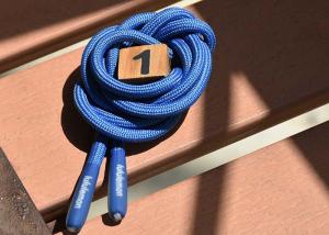 China Transparent Silicone Tips Polyester Braided Rope Logo Printed wholesale