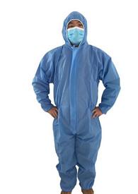China PP Nonwoven Disposable Protective Suit Paper Overalls PP Waterproof Antistatic wholesale