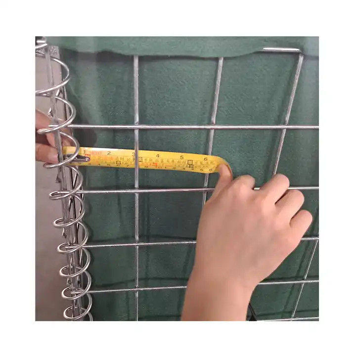 Military 4-6mm Customized Size Galvanized Defensive Barrier Galfan Geotextile Cloth For Flood Contro