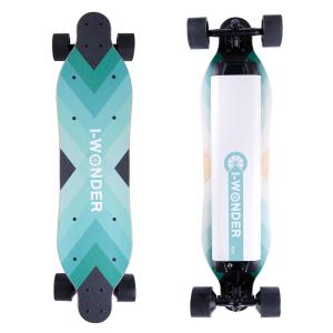 China LED Light Electric Longboard Skateboards With Dual Hub Motors In Wheel wholesale