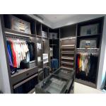 Farmhouse Wooden Walk In Closet Melamine Board Wardrobe OEM