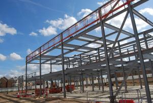 China Metal Industrial Lightweight Steel Frame Construction Buildings Prefabricated Warehouse wholesale