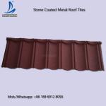 German Lightweight Stone Chips Coated Type Steel Roofing / Metal Galvanized