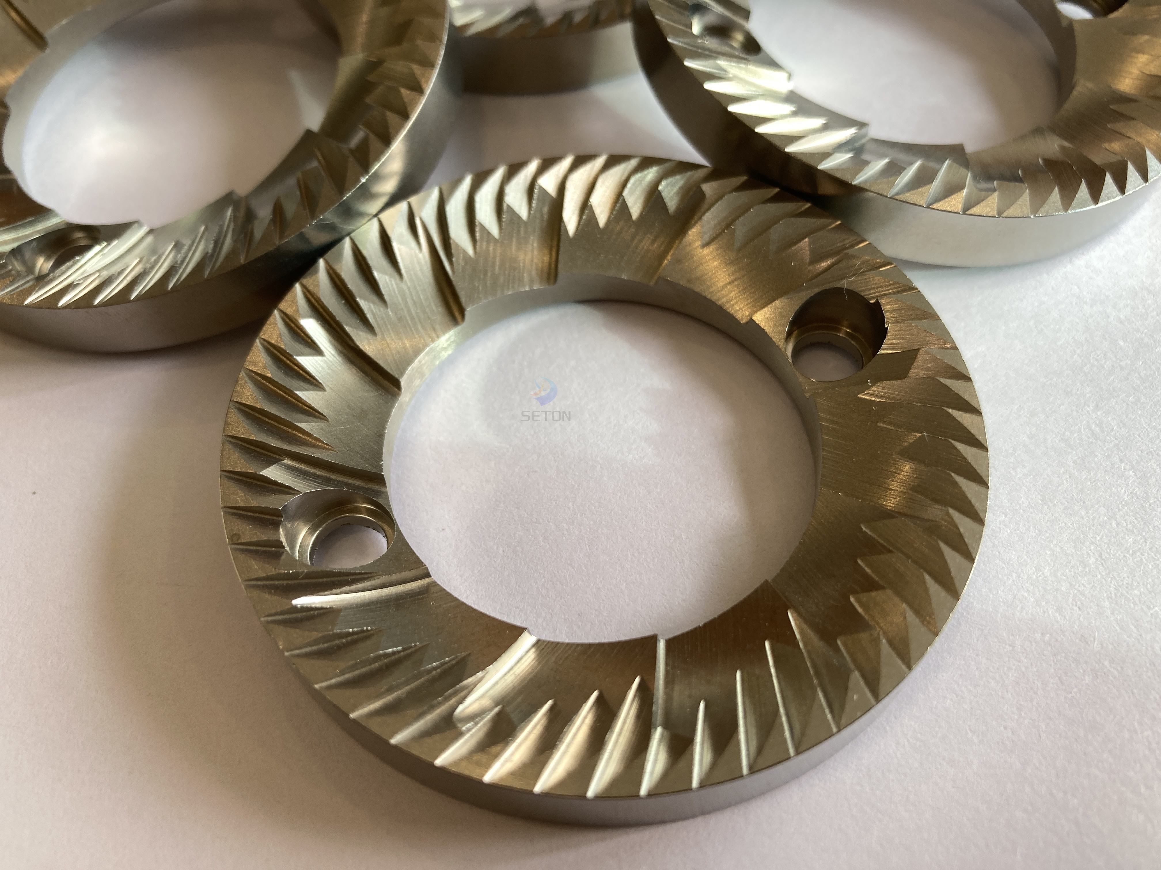 119.8Mm Out Diameter Coffee Burrs Grinder Blades Stainless Steel Properties