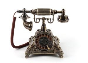 China Bronze Color Recording Guest Book Phone Recording Message For Events Parties Weddings wholesale