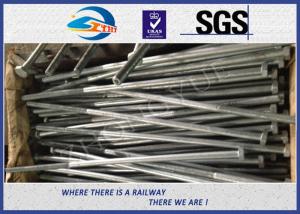 China Hot Dip ZincDIN933 Railway Structural Bolt 24x900mm 45# With Nut wholesale