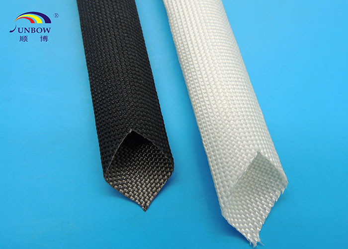 Flame Retardant Fiberglass Braided Sleeving Insulation Sleeves For Cable Assemblies