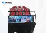 Theme Park 9 Player 9D Virtual Reality Cinema With Racing Car Seats