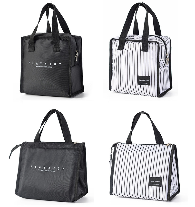 Embroidery Logo Reusable Insulated Lunch Cooler Bags