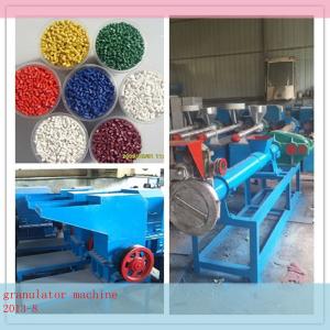 China 300kg/h wasted recycling production line plastic recycling granulator price wholesale