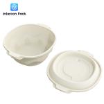 Bagasse Cornstarch Disposable Plates Eco Friendly For Food Packaging