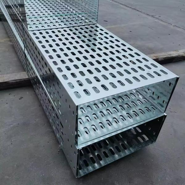 Customized Length Stainless Steel Cable Tray with Rectangular Shape and Air Circulation