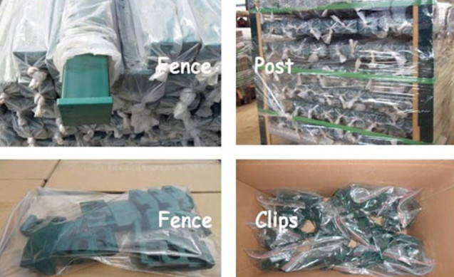 Welded 0.5m Width Double Loop Wire Fencing 868 / 656 For Garden