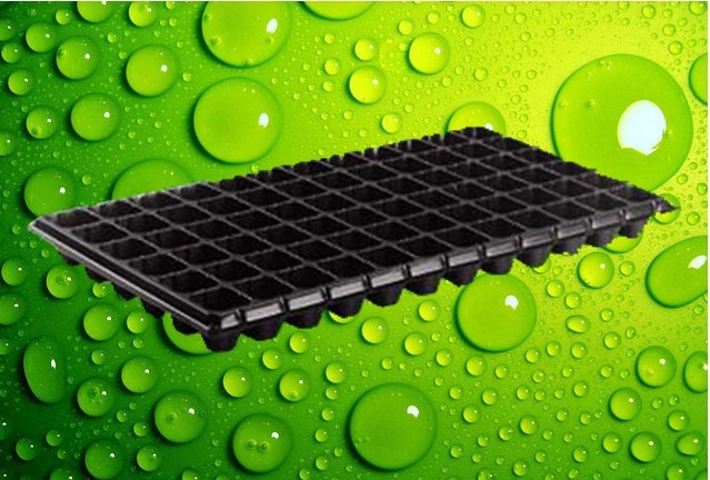 72 50 Plastic Seedling Pots Cell Seed Tray Flowers Nursery Pot Plant