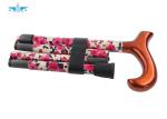 3K / 6K Surface Carbon Fiber Wheelchair , Red / Black Carbon Fiber Crutches