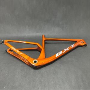 China Boost MTB Carbon Fiber 29er Mountain Bike Frame Clear Orange Color wholesale
