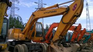 China Used HYUNDAI R130W-5 WHEEL EXCAVATOR SALE wholesale