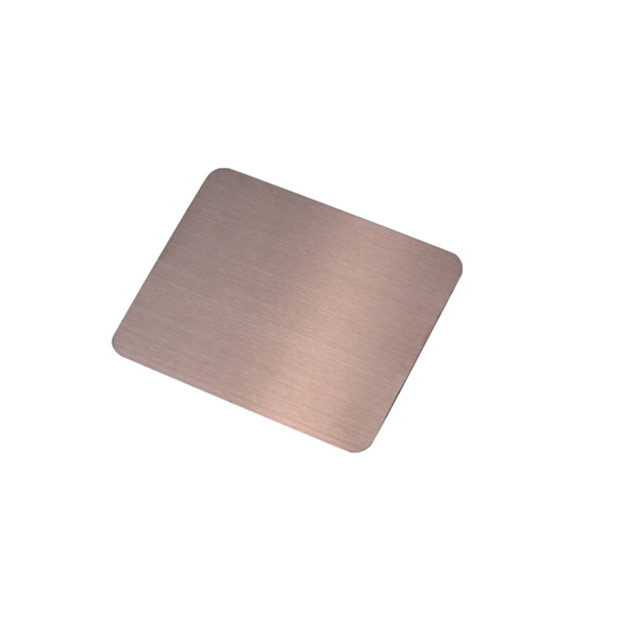 Cold Rolled Colored Stainless Steel Sheet Brushed Rectangular Plate