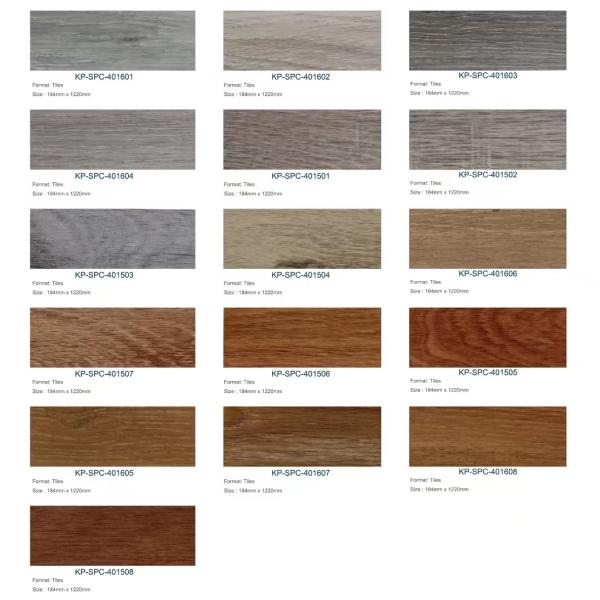 OEM Luxury Rigid Spc Vinyl Click Flooring Relle PVC Laminate Flooring