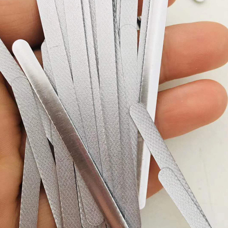 MTC 0.4mm N95 Mask Adjustable Disposable Metal Aluminium Flat Strips