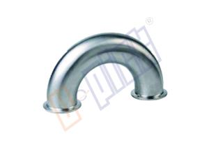 China Food Grade 304 Stainless Steel Pipe Fittings 180 Degree U Fast Loading Return wholesale