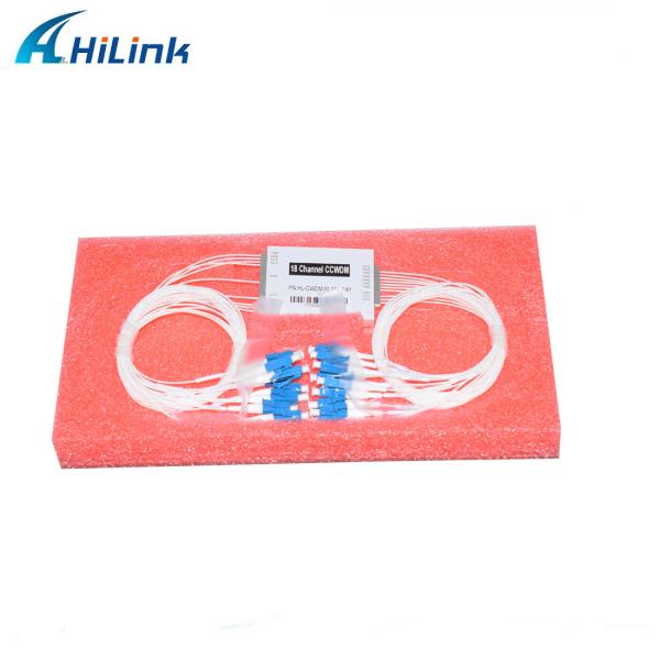 18CH CCWDM Mutiplexer Module LC / UPC For WDM Network Mini