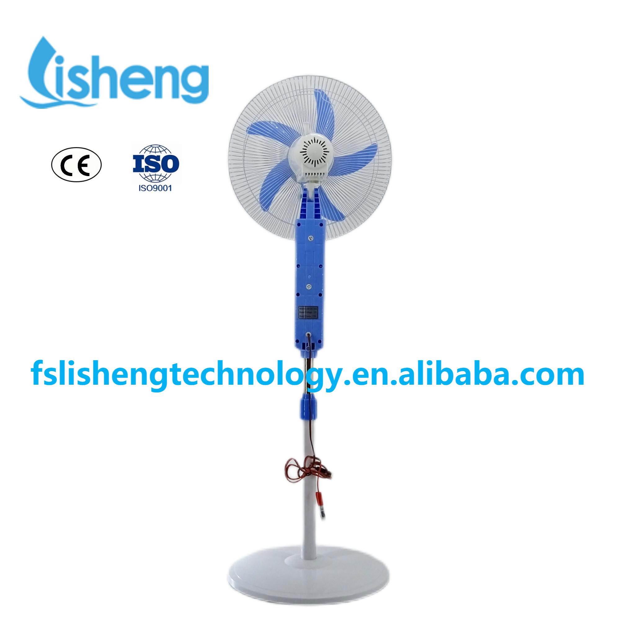 White Mucarelling Industrial 18 Inch Solar Rechargeable Fan
