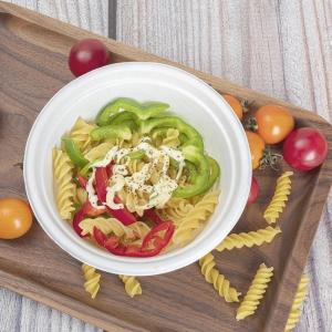 China Disposable Biodegradable Sugarcane Bagasse Bowl 175mm Sugarcane Fiber Bowl wholesale