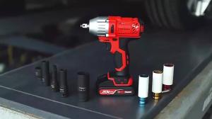 China 3000RPM 600Nm Electric Wrench Tool 20V 1/2&quot; Cordless Electric Impact Wrench wholesale