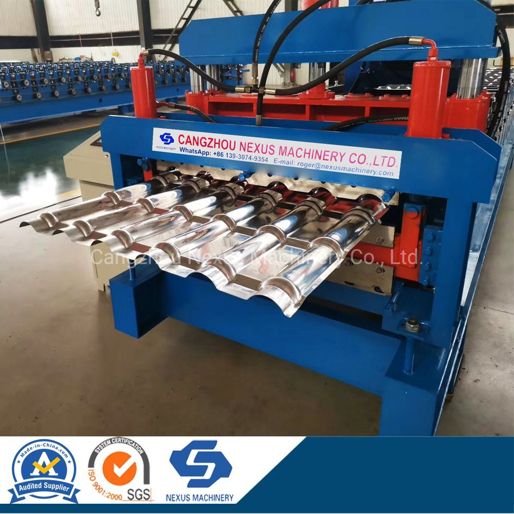 Roofing Sheet Roll Forming Machine Trapezoidal Roof Tile Metal Rolling Forming Machine