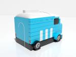 Outdoor Inflatable Games Blue Car Snack Food Tent For Rental Sale
