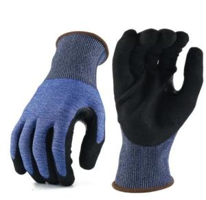 China En388 Cut Resistant Gloves Level 5 HPPE Steel Wire Puncture Proof Gloves wholesale