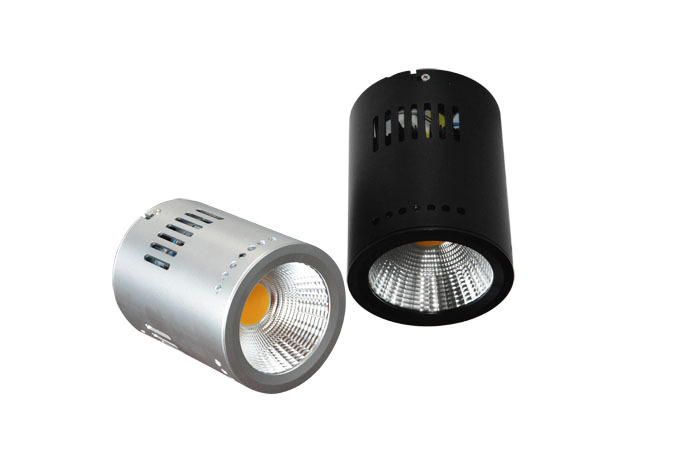 High power surface mounted led downlight, 30w COB LED cylinder light