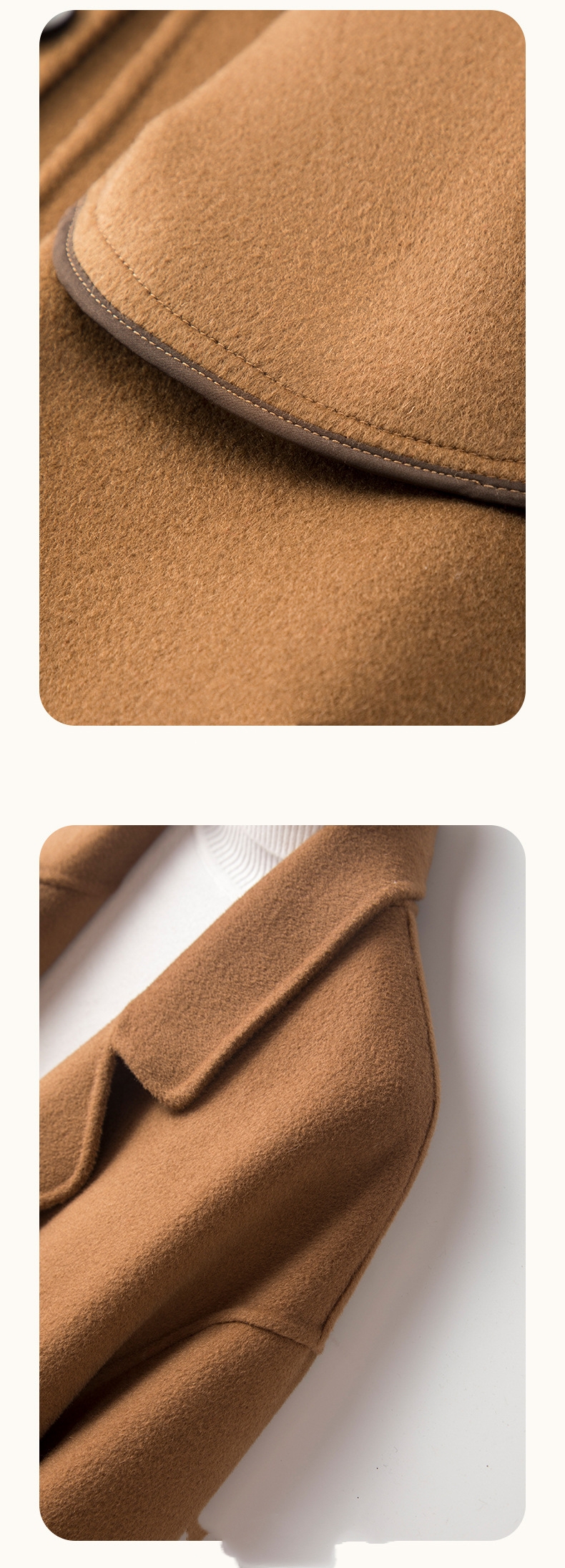 Men's Overcoat Tailored Bespoke Thick Warm Single Breasted Long Coat For Men GARMENT DYED